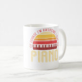もちろん私はすごいピアノ弾き コーヒーマグカップ (正面右)