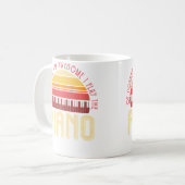 もちろん私はすごいピアノ弾き コーヒーマグカップ (正面左)