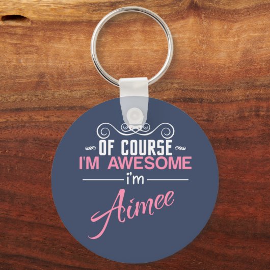 もちろん私はアイ素晴らしメエだ キーホルダー (正面)