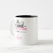 もちろん私はエバ素晴らしの名前です ツートーンマグカップ (正面左)