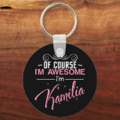 もちろん私はカミ素晴らしリアだ キーホルダー (正面)