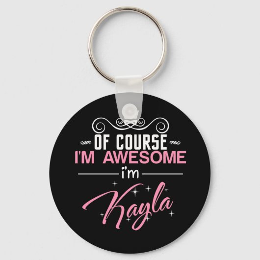 もちろん私はカヤ素晴らしラだ キーホルダー (正面)