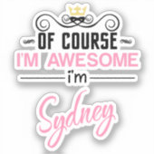 もちろん私はシ素晴らしドニーだ シール (正面)