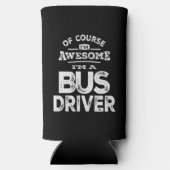 もちろん私はバ素晴らしスドライバーだ スリム缶クーラー (裏面)