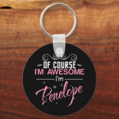 もちろん私はペ素晴らしネロペの名前だ キーホルダー (正面)