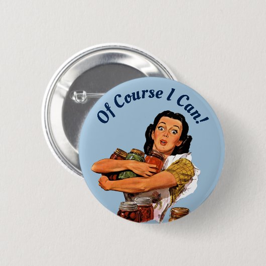 もちろん私はボタンができる 缶バッジ (正面&裏面)