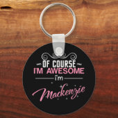 もちろん私はマッケ素晴らしンジーだ キーホルダー (正面)