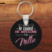 もちろん私はミ素晴らしリー名だ キーホルダー (正面)