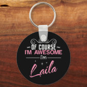 もちろん私はラ素晴らしイラだ キーホルダー (正面)