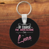 もちろん私はル素晴らしナの名前だ キーホルダー (正面)