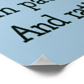 もちろん私は戦争のヴィンテージプリント ポスター (角)