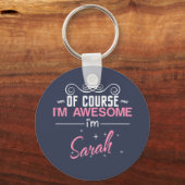 もちろん私は素晴らしサラだ キーホルダー (正面)