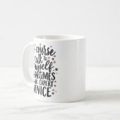 もちろん私は自分自身と話す コーヒーマグカップ (正面左)