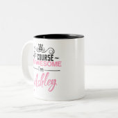 もちろん私素晴らしはアシュリーだ ツートーンマグカップ (正面左)