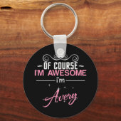 もちろん私素晴らしはエイブリー キーホルダー (正面)