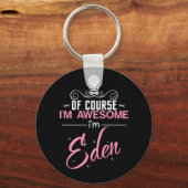 もちろん私素晴らしはエデン名だ キーホルダー (正面)