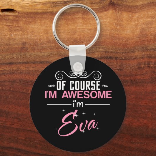 もちろん私素晴らしはエヴァ名 キーホルダー (正面)