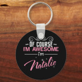 もちろん私素晴らしはナタリー キーホルダー (正面)