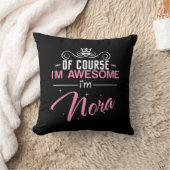 もちろん私素晴らしはノラ名です クッション (ブランケット)