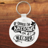 もちろん私素晴らしは溶接工だ キーホルダー (正面)