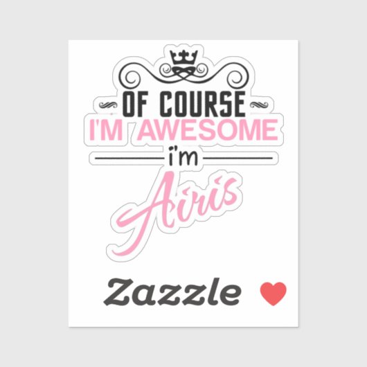 もちろん私素晴らしはAirisだ シール (シート)