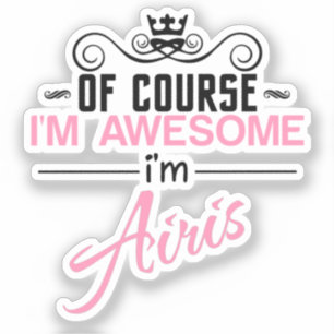 もちろん私素晴らしはAirisだ シール