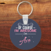 もちろん私素晴らしはAva名 キーホルダー (正面)