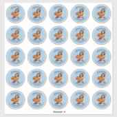 もちろん蓋のラベルを瓶に入れる シール (シート)