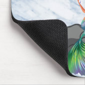 もちろん飲む私はマーメイドワインかわいい マウスパッド (コーナー)