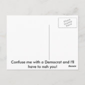 もちろん馬 ポストカード (裏面)