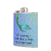 もちろん魚の人魚のフラスコみたいに飲むの フラスク (左)