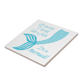 もちろん魚みたいに飲むし人魚だから タイル (側面)