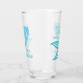 もちろん魚みたいに飲むし人魚だよ タンブラーグラス (左)