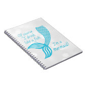 もちろん魚みたいに飲むし人魚だよ ノートブック (右側)