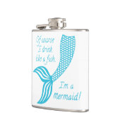 もちろん魚みたいに飲むし人魚だよ フラスク (左)