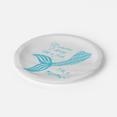 もちろん魚みたいに飲むし人魚だよ ペーパープレート (アングル)