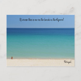 もちろん、これはポルトガルのアルガルヴェにいる私だ ポストカード