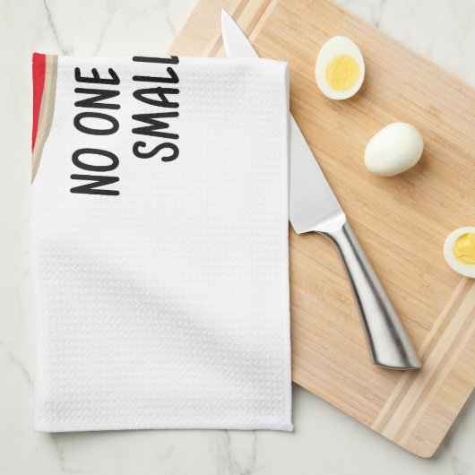 もちろん、サイズは問題の誰も小さなピザを望まない キッチンタオル (四つ折り)