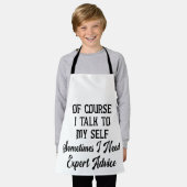 もちろん、時には専門家が必要な自分で話す エプロン (着用した状態)