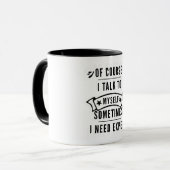 もちろん、時には専門家が必要な自分自身と話す マグカップ (正面左)