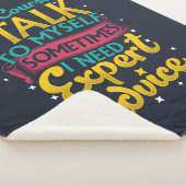 もちろん、私は専門家のアドバイスGagが必要と自分自身に話す シェルパブランケット (3/4)