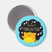 もちハロウィーン – かわいいオレンジキャットパーフェクション マグネット (正面/裏面)