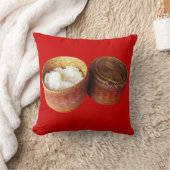 もち米[カオニアオ]タイラオフード クッション (ブランケット)