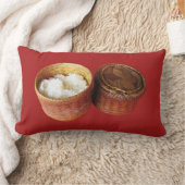 もち米[カオニアオ]タイラオフード ランバークッション (ブランケット)