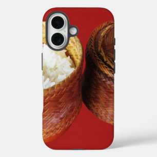 もち米[カオニアオ]タイラオフード iPhone 16ケース