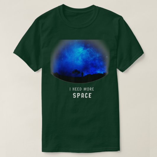 もっとおもしろい宇宙天文学銀河系惑星Exが必要 Tシャツ (デザイン正面)