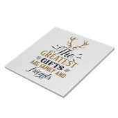 もっとも偉大ギフト家族と友人ワードアート タイル (側面)