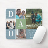 もっとも偉大パパ |カラーブロックフォトコラージュ マウスパッド (マウス)