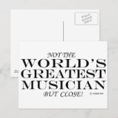 もっとも偉大ミュージシャン ポストカード (正面/裏面)