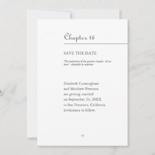 もっとも偉大人生の章 ブック形式 セーブザデート